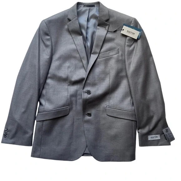 Kenneth Cole Reaction Men's Techni-Cole Suit Separate Modern Fit Suit Jacket 40R